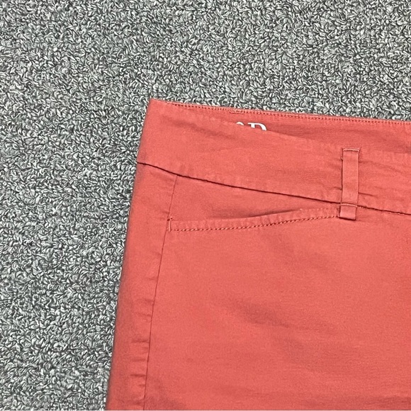 Loft Original Crop Pants Womens Size 10P Salmon Stretch Beach Preppy - Picture 3 of 10